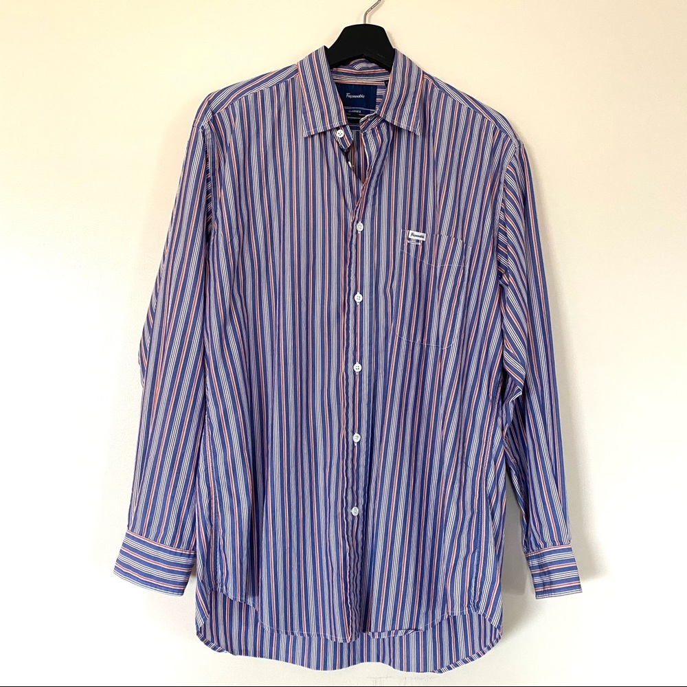 Faconnable Men’s Long Sleeve Dress Shirt